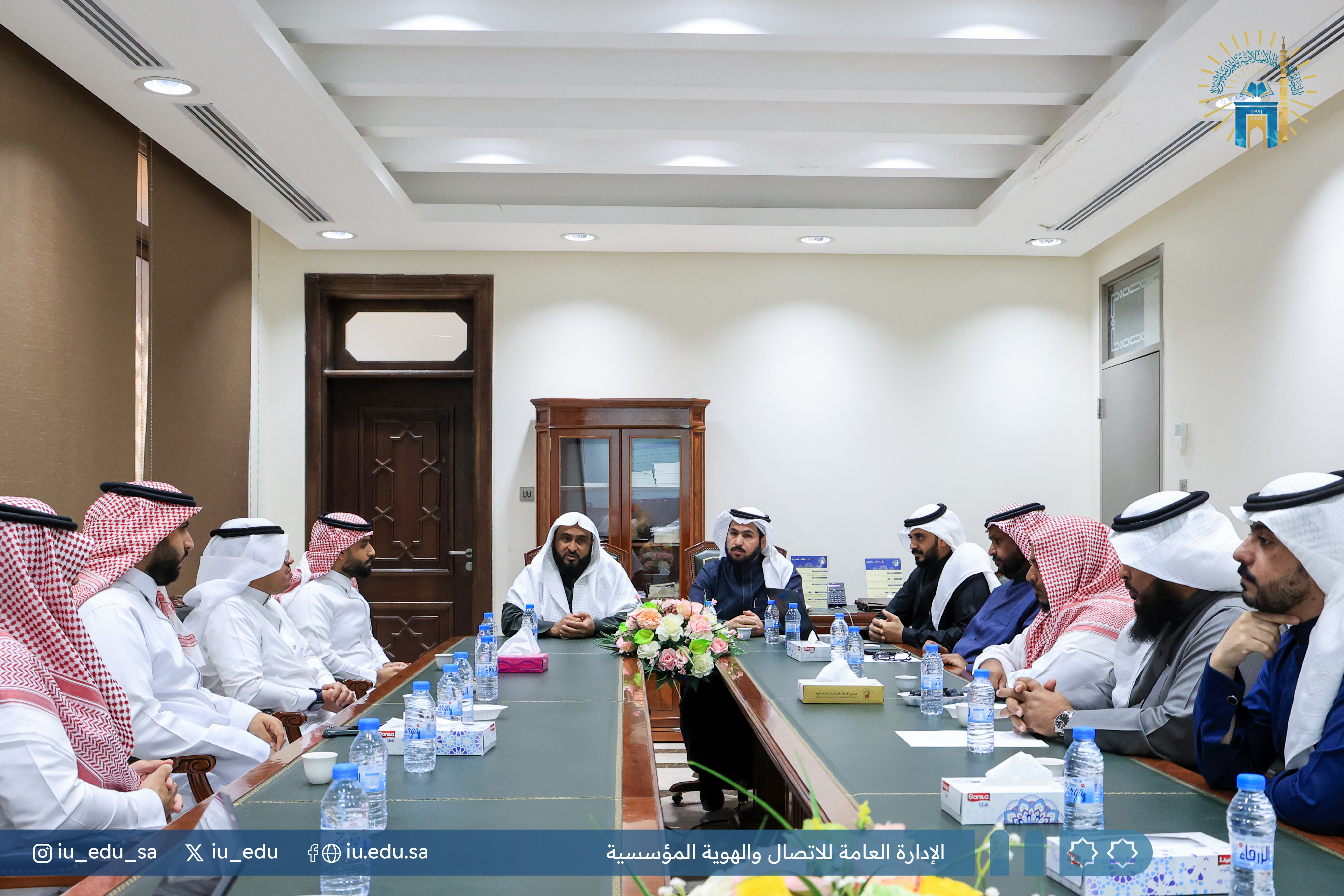 سعادة وكيل الجامعة الإسلامية للشؤون الأكاديمية أ. د. مسلم بن بخيت الجهني، يزور كلية اللغة العربية والدراسات الإنسانية