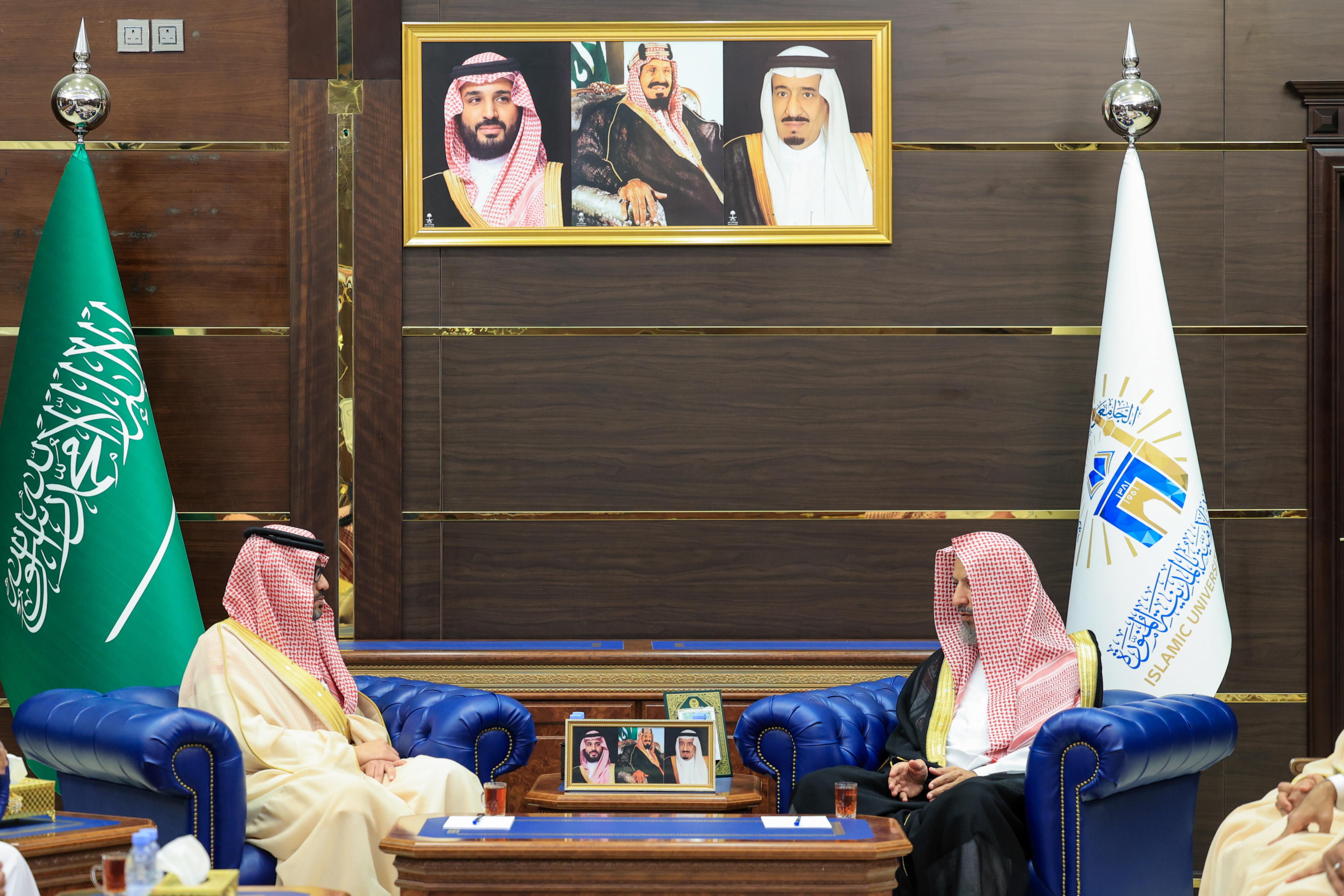 رئيس الجامعة الإسلامية يستقبل عضو هيئة كبار العلماء فضيلة الشيخ د. سعد بن ناصر الشثري