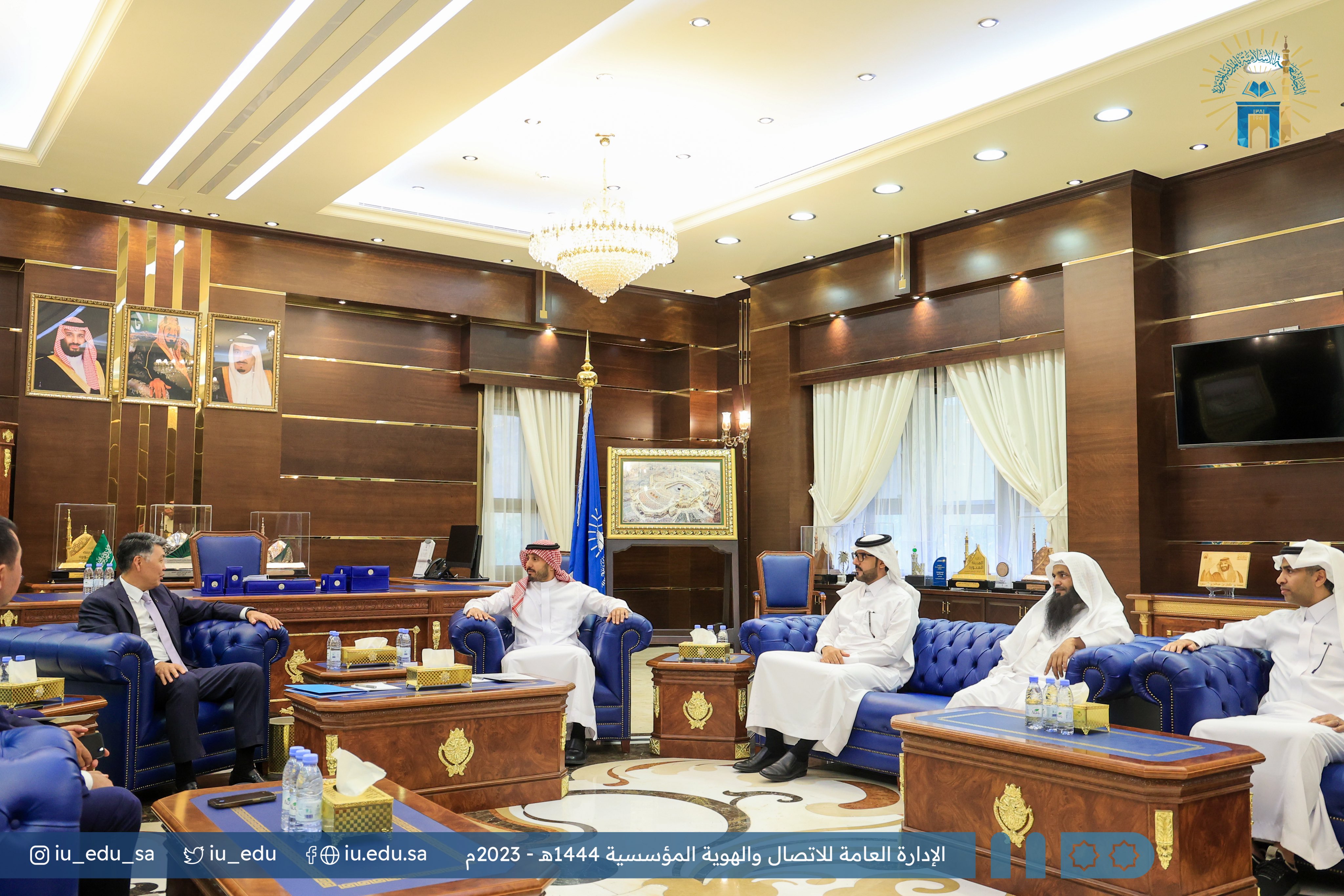 سمو رئيس الجامعة الإسلامية يستقبل سعادة سفير جمهورية كازاخستان لدى المملكة